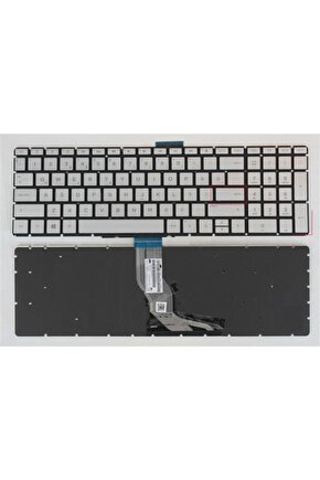 Hp 15s-FQ2045NT 2N2N8EA uyumlu Notebook Klavyesi (Silver-Gri TR)