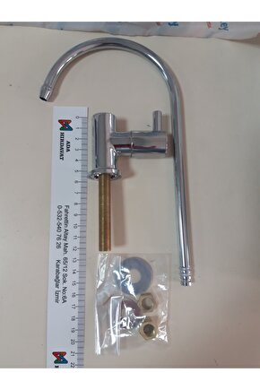 Çubuk Kol Arıtma Musluğu Tezgah Üstü Aç-kapa Ankastre Model