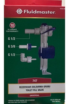 Vitra,kale,serel,creavit,bocci Uyumlu Flatör 747 3 Lü Montaj Seti