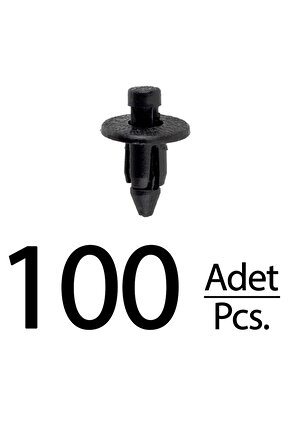 Hyundai i10 i20 i30 i40 Sonata için Trim Döşeme Klips - 100 Adet