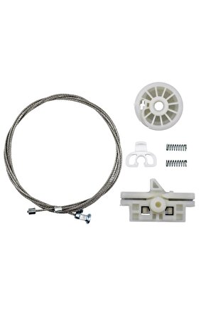 Peugeot Bipper için Cam Kriko Teli Tamir Takımı Ön Sol