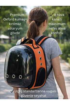 VG Premium Kedi Ve Köpek Taşıma Çantası