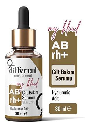 Ab Rh Kan Grubuna Özel Cilt Yenileyici Nemlendirici Leke Önleyici Aydınlatıcı Bakım Serumu