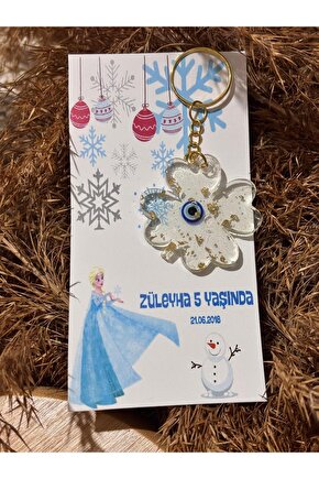 Epoksi Hediyelik Anahtarlık 15 Adet doğum Günü Hatırasıözel Tasarım Kart