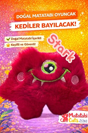 STARK Peluş Kedi Oyuncağı – Doğal Matatabi li,Dayanıklı,Kediler İçin Eğlenceli Oyuncak
