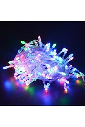 100 Ledli Rgb 10 m Led Yılbaşı Ağaç Süsü