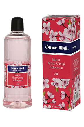 Japon Kiraz Çiçeği Kolanyası 80 Derece Pet Şişe 400ml-Japon Kiraz Çiçeği Kolonyası