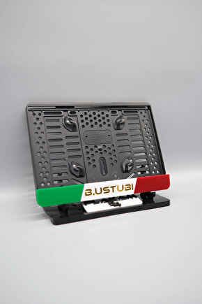 İTALYA TEMALI KİŞİYE ÖZEL GOLD İSİMLİ PLEKSİ MOTOR PLAKALIĞI