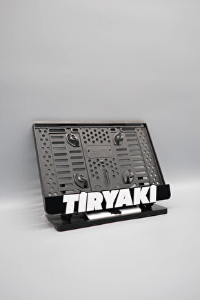 TİRYAKİ 3D KABARTMALI PLEKSİ MOTOR PLAKALIĞI