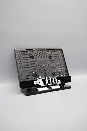 EVRİM SCOOTER 3D KABARTMALI PLEKSİ MOTOR PLAKALIĞI