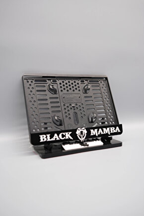 BLACK MAMBA SİYAH PLEKSİ MOTOR PLAKALIĞI