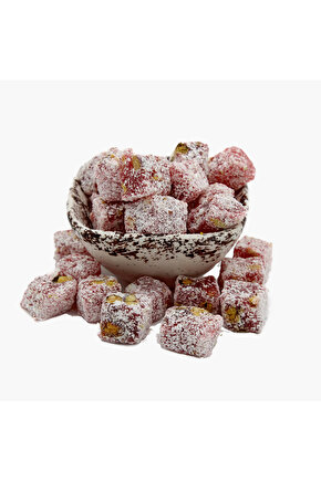 Narlı Çifte Kavrulmuş Kuş Lokumu-glutensiz-tatlandırıcı Içermez-doğal Enfes Lezzet (400 GR)