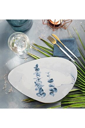 Oscar 35 Cm Servis Tabağı Mat Beyaz 19861