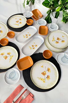 Hercai 28 Parça 6 Kişilik Kahvaltı Takımı