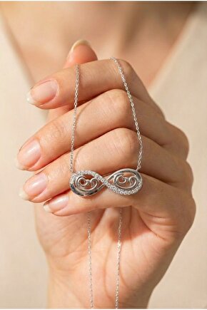 Vav Detaylı Sonsuzluk Kolye