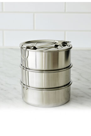 İki Kişilik Sefer Tası 3’lü 14 cm Genişlik 6 cm Yükseklik