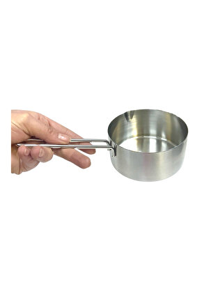 12 Cm Paslanmaz Çelik Sosluk Sütlük Kaçerol