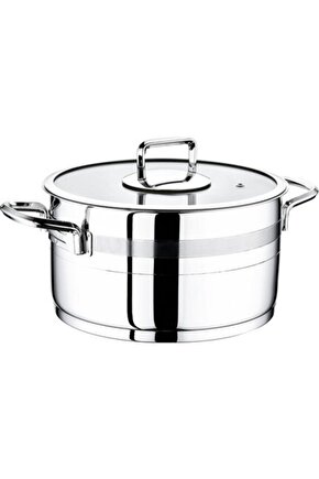 S-1391 Safir 26 Cm Basık Çelik Tencere