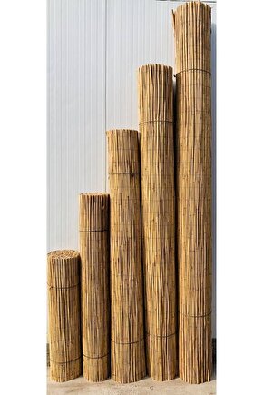 3m x 5m Ayonkaraisardan  TELLİ Doğal Bambu Kamış Çit,bahçe Çiti,balon Çiti,hasır Çit, Gölgelik