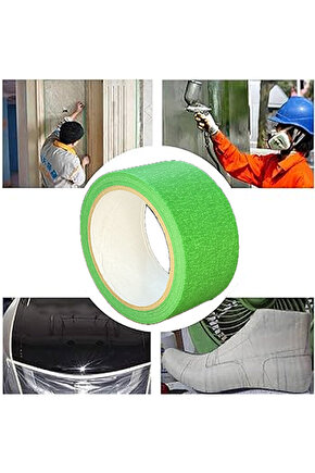 Renkli Maskeleme Kağıt Bant Boya Bandı 50mmx20mt Yeşil