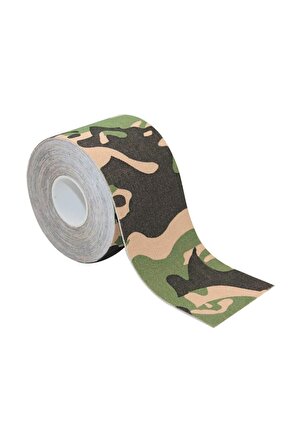 Yeşil Kamuflaj Kinesioband 5cm x 5m, Anti Alerjik Sporcu Bandı 2 adet