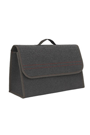 Beylini Premium Keçe Araç Bagaj Organizeri Suya Dayanıklı Pratik Taşınabilir Katlanabilir Gri