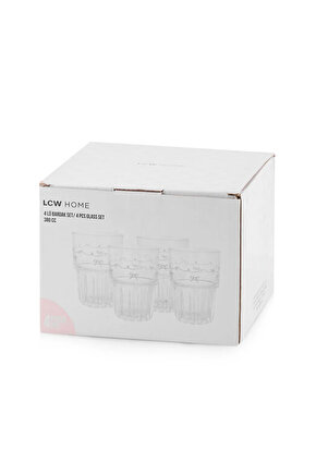 Cam Bardak Seti 4lü 380 ml