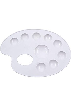 Hatas 20cm Plastik Godeli Öğrenci Resim Paleti  0890