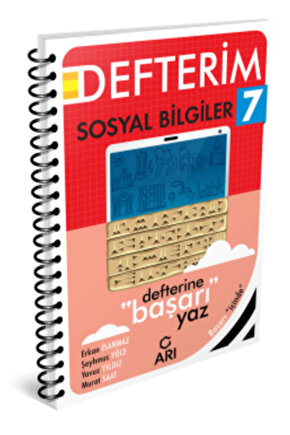 7. Sınıf Akıllı Sosyal Bilgiler Defteri Sosyalimo  Erkan İsanmaz  Arı Yayıncılık  9786257832632