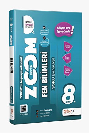 Günay Yayınları 8. Sınıf LGS Fen Bilimleri Yeni Zoom Soru Bankası