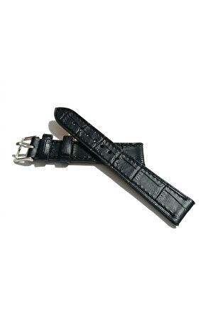 Klasik Saat Deri Kordon Saat Kayışı Siyah - 18 mm (314 )