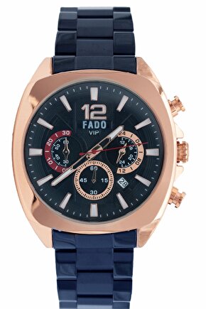 Rh 0033 Çelik Kordonlu Mavi Saat