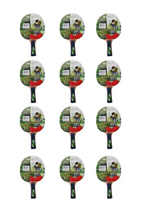 12 Adet Advance Masa Tenisi Raketi