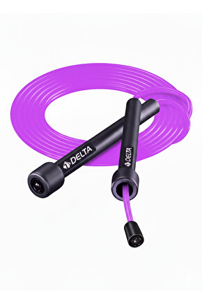 Lila Uzunluğu Ayarlanabilir Deluxe Atlama İpi