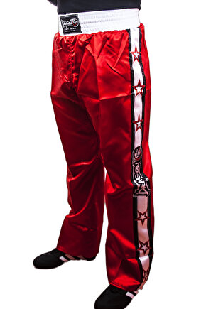14120 Kick Boks Pantolonu Kick Boxing Pantolon Kırmızı
