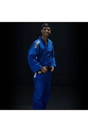 IJF Onaylı Gold Judo Elbisesi Mavi Judogi