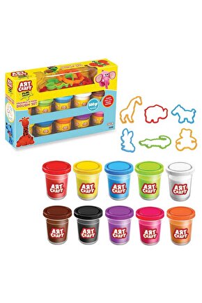 Art Craft Rengarenk Oyun Hamuru Seti 16 Parça 560 Gr