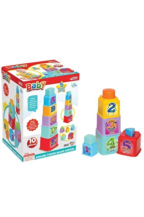 Kare Kule Bultak - Bebek Oyuncakları - Eğitici Oyuncaklar - Bebek Ürünleri