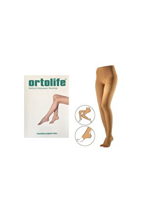 Külotlu Varis Çorabı Parmak Ucu Açık