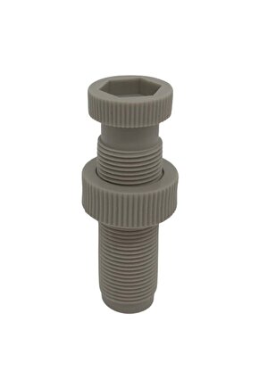 Düz Makine Plastik Ayak Baskı Vida Ve Somunu  S31012-001 S31013-001