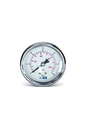 Silter Manometre Pano Tipi – Ø63 – 0-6 Bar Ts Mn 636
