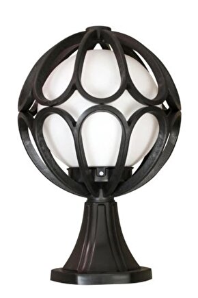 Hrz Papatya2 Bahçe Armatür Siyah