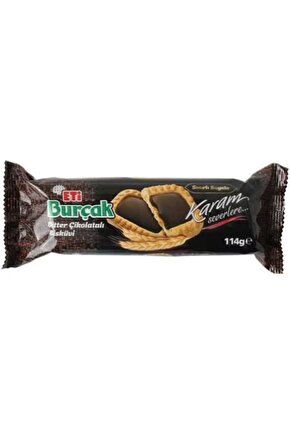 Burçak Bitter Çikolatalı Bisküvi 114 Gr X12 Li Koli