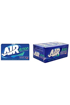 Air Action Rahatlatan Ferahlık Nane Aromalı Şekersiz Sakız 26 g x 18 Adet