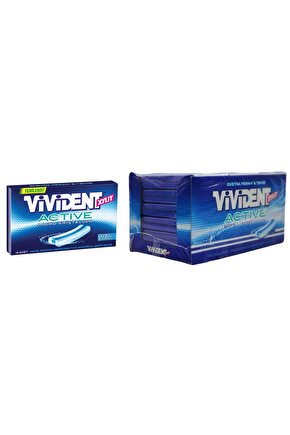 Active Ekstra Ferah & Temiz Nane Aromalı Şekersiz Sakız 33 g x 18 Adet