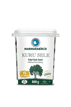 Siyah Zeytin Kuru Sele 800 Gr. Pet 321-350