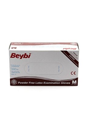 Lateks Muayene Eldiveni Pudrasız Orta Boy 100lü Paket