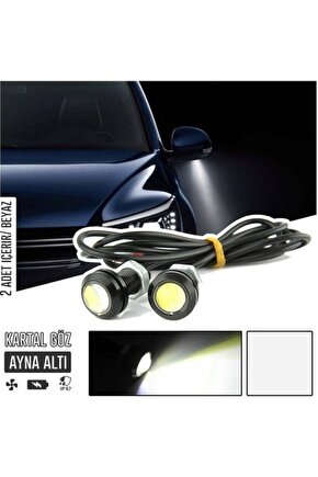 Ayna Altı LED Ayna Altı Cob Aydınlatma LED Eagle Eye Kartal Göz LED 2 Adet