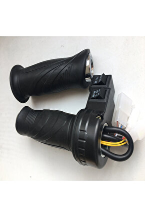 E Bike Geri Vitesli Gaz Kolu 8 Kablolu 3 Soketli