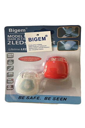 Bisiklet Ön-Arka Silikon Far Stop Lamba Bigem Bm-605